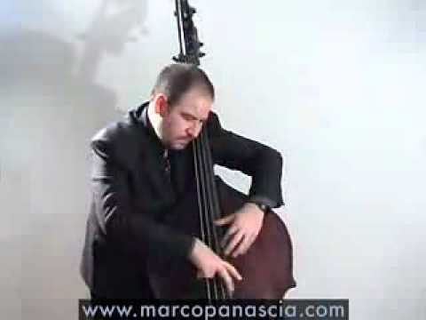 Marco Panascia solo jazz bass Blues in F Charlie Parker