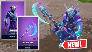 New Skin Gameplay Fortnite Kenh Video Giáº£i Tri Danh Cho Thiáº¿u Nhi - new luminos skin and astral axe gameplay in fortnite
