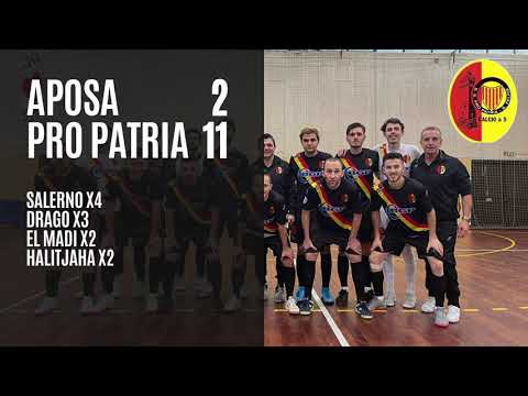 Serie B 20/21 - Aposa Calcio a 5 vs Pro Patria San Felice - Highlights