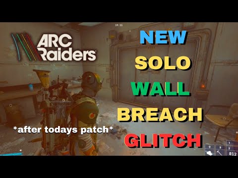 NEW ARC Raiders SOLO Wall Breach Glitch after Patch 1.2.0 (You don't have to share the Goop!)