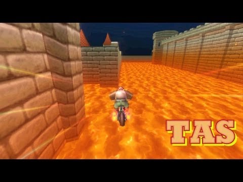 [MKWii TAS] New N64 Bowser's Castle Respawn Glitch