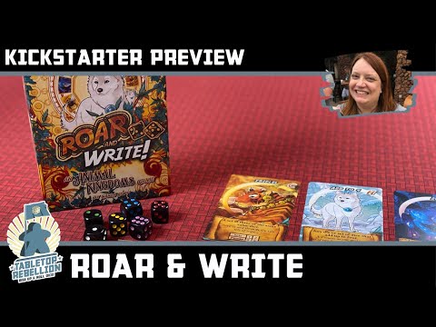 Roar and Write - Kickstarter Preview - Tabletop Rebellion