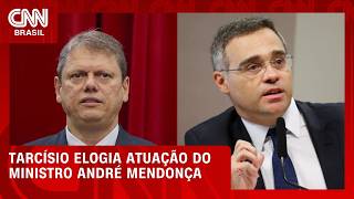 Vídeo: Tarcísio apoia Mendonça e cobra STF: "Credibilidade não volta no silêncio" | CNN360º