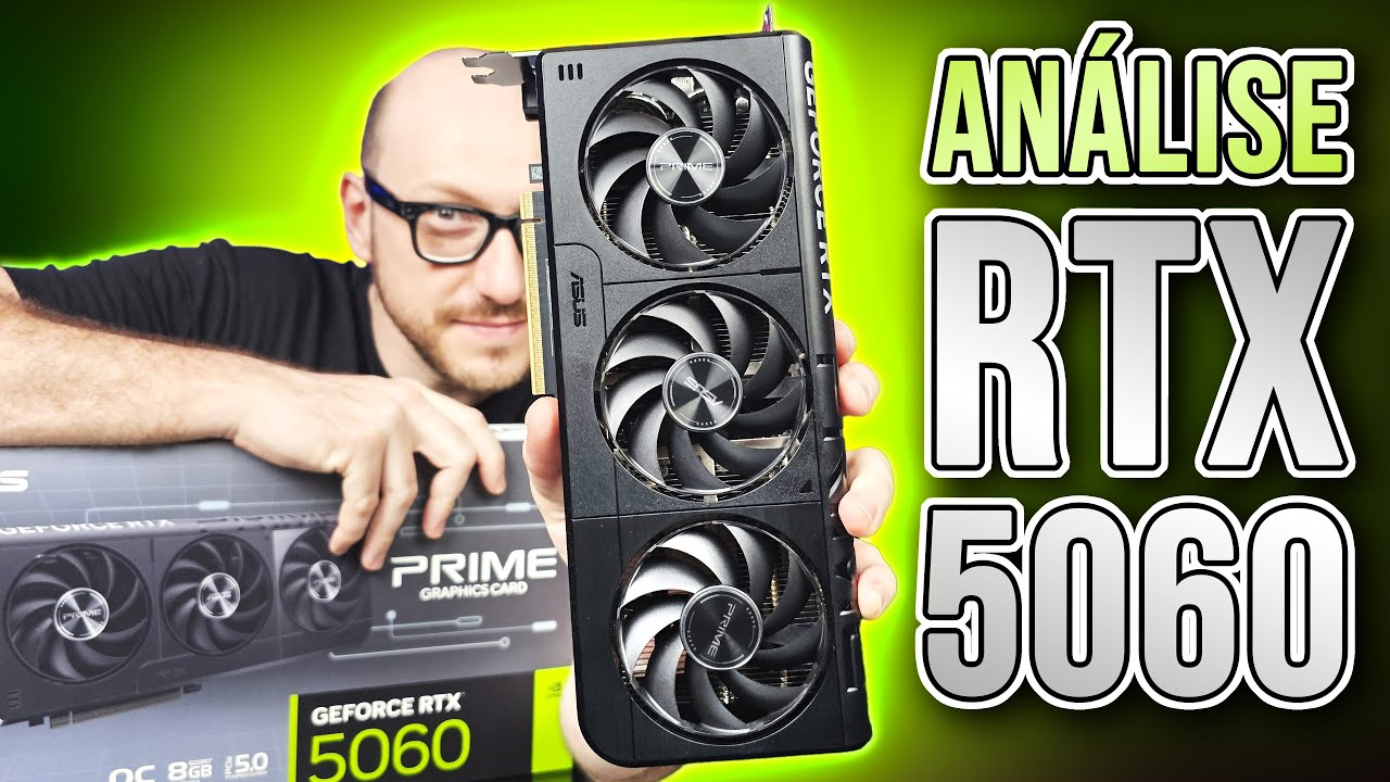 GeForce RTX 5060 8GB - Veja os testes completos com a ASUS Prime OC Edition