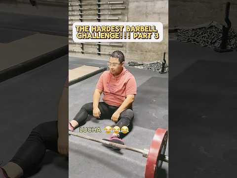 THE HARDEST BARBELL CHALLENGE!!?🤯💀 PART 3 #shortsfeed #shorts #gym #fitness #bodybuilding