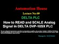 Analog Input 0 10VDC Read And SCALE In DELTA PLC Analog To Digital Converter SCALING COMMAND