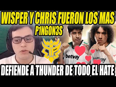 MATTHEW OPINA DEL RENDIMIENTO DE WISPER EN EL TI 🔥 Y DEFIENDE A THUNDER!! | DOTA 2