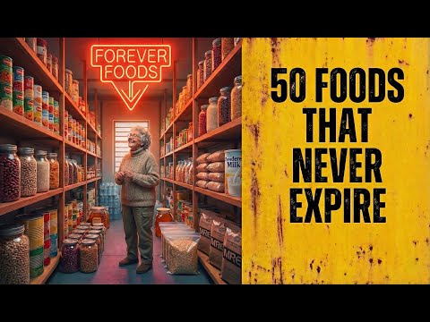 50 Foods That NEVER Expire (Build a Forever Emergency Pantry)