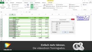 Excel 2013: Was-wäre-wenn-Analyse (2/2)