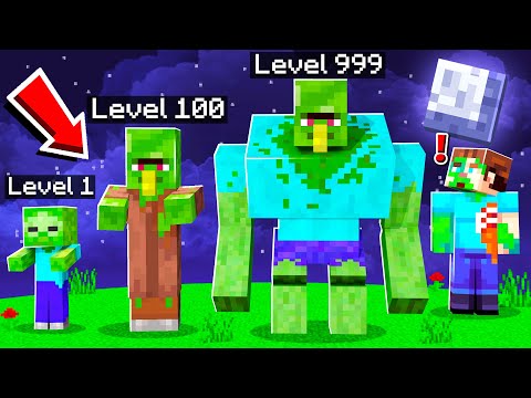 BUILD A ZOMBIE BASE TO SURVIVE THE MUTANT ZOMBIE APOCALYPSE IN MINECRAFT!