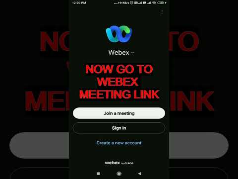 How to join meeting by Webex