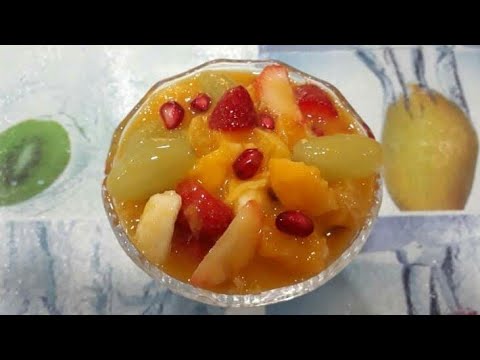 How to make fresh fruit salad | Arabic style fruit Salad