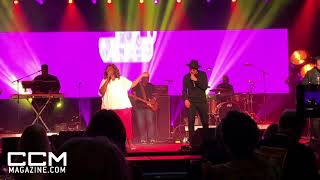 Toby Mac joins Mandisa at the Momentum event in Orlando, FL