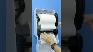 Funcionamiento Dispensador Manual de Papel Toalla en Rollo
