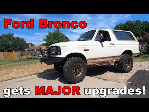 \'95 OJ Bronco gets FULL DESERT SUSPENSION! 4inch lift and JUMPABLE!