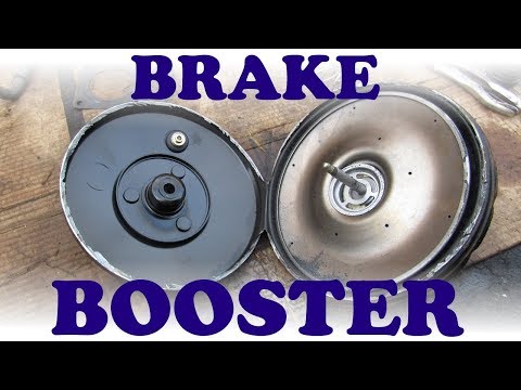 How a brake booster and master cylinder work