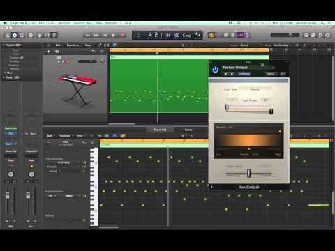 Logic Pro X - Video Tutorial 42 - Randomizer MIDI FX Plug-in