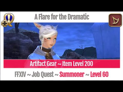 FFXIV Summoner Level 60 Job Quest ~ Heavensward ~ A Flare for the Dramatic