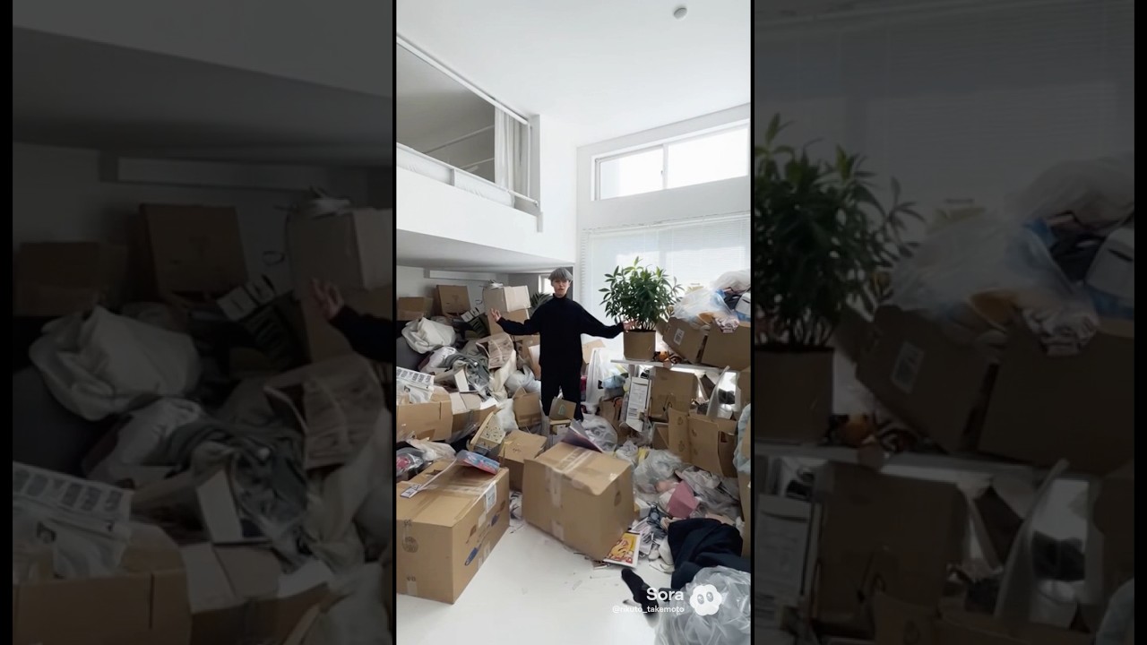 【ご報告】ミニマリストやめます　#shorts  #エイプリルフール