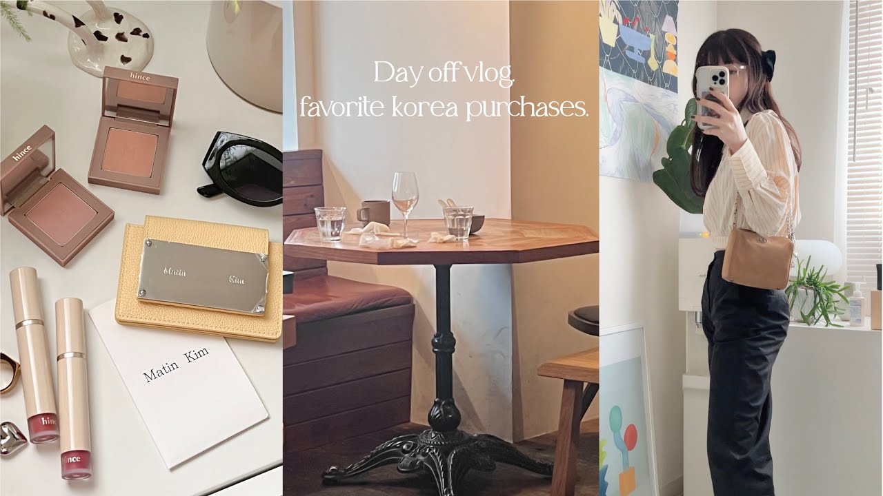 [ 韓国 ] アパレルディレクターの休日vlog👢❤︎ | 韓国購入品とおすすめショップ🇰🇷 [ 購入品紹介 ]