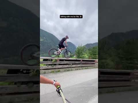 Biking with Fabios Girlfriend🤦🏼‍♀️ - Fabio Wibmer Stories