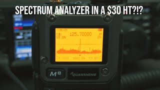 Quansheng UV-K5 Spectrum Analyzer on the EGZUMER Firmware