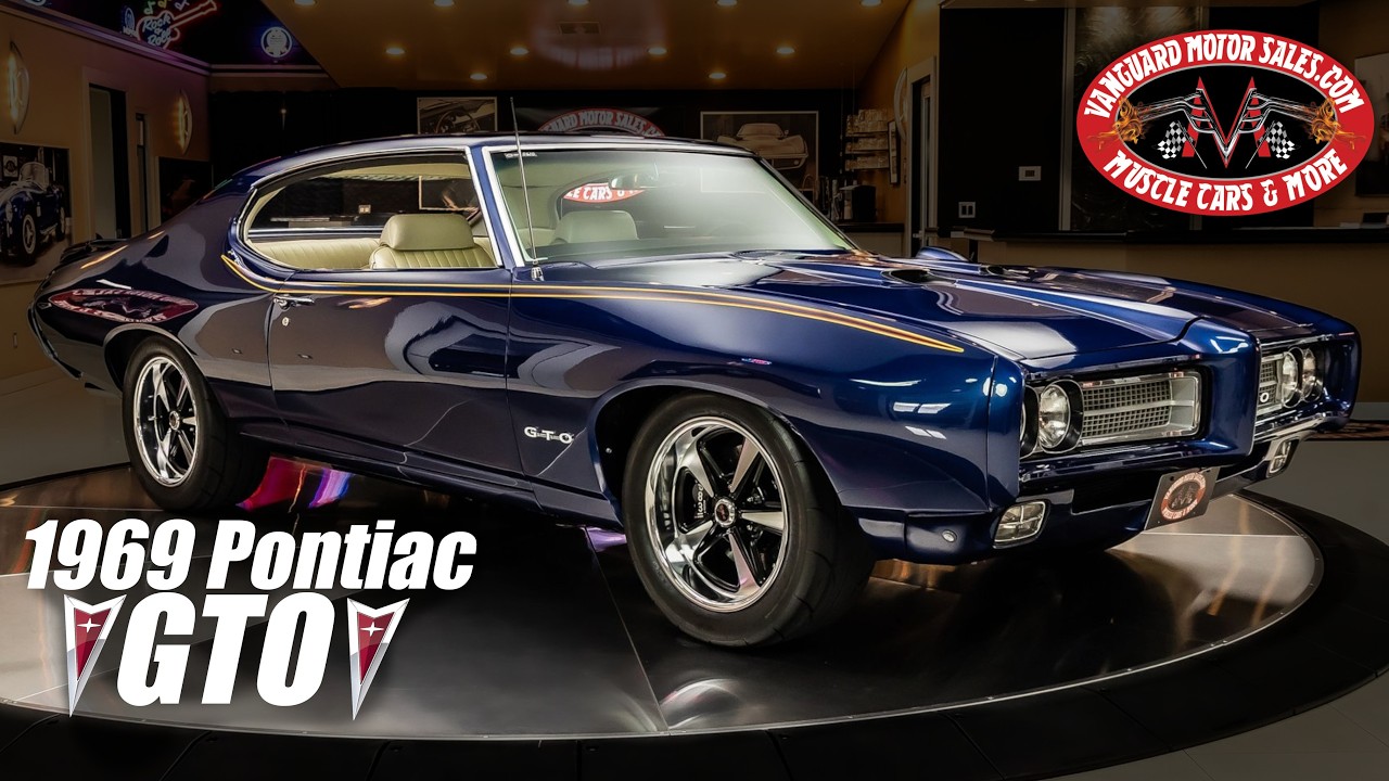 1969 Pontiac GTO For Sale Vanguard Motor Sales #0610