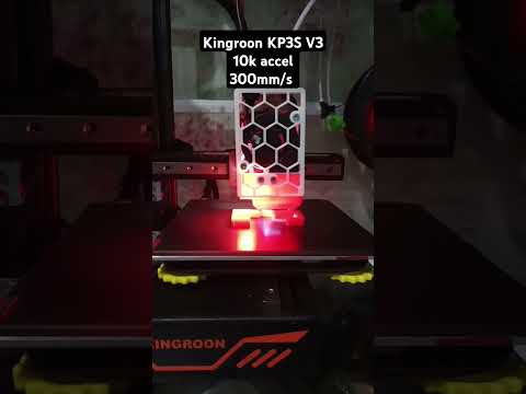 Kingroon KP3S V3 Marlin firmware at 10k accel and 300mm/s speed, with input shaping & Linier advance