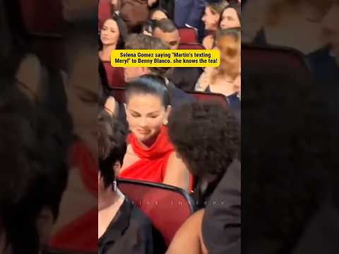 Selena Gomez Knows Some Tea Apparently! She will tell Benny about it later #emmys #selenagomez