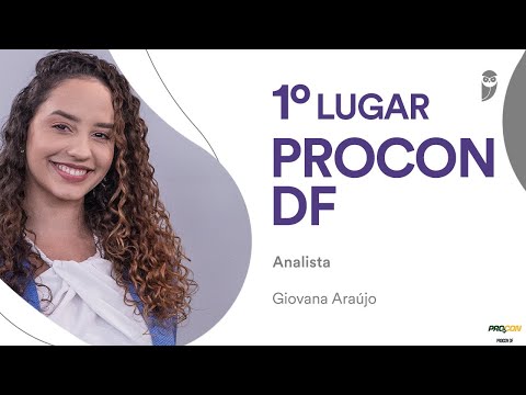 PROCON DF: Conheça Giovana Araújo, aprovada em 1º lugar para Analista de Modernização
