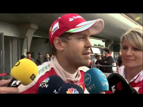 A closer look at the incident between Vettel and Kvyat - Chinese GP 2016