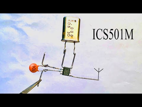 ICS501M.This is a frequency multiplier chip up to 160MHz