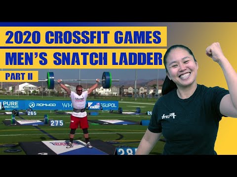 2020 Crossfit Games Mens Speed Snatch Ladder - Olympic Lifting Coach Reacts - Finale I WuLift