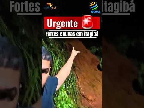 ITAGIBÁ Fortes chuvas 🚨 #fyp