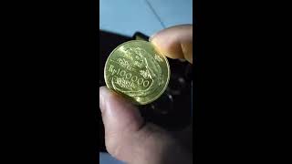 Koin Emas Langka Gambar Komodo yang harganya 40-50 Jutaan Sekeping