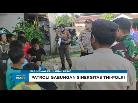 POLSEK NANGA PATROLI BERSAMA TIGA PILAR