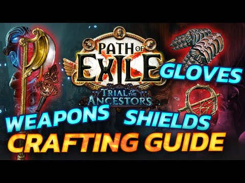 Intermediate IN-DEPTH Gear Crafting Guide - Gloves, Weapons, Shields