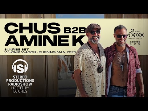 CHUS B2B AMINE K - Epic House Music at Burning Man Sunrise