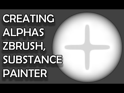 Creating Custom Alphas (Zbrush  Substance Painter)