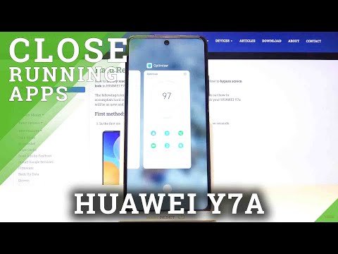 How to Close Running Apps on HUAWEI Y7A - Disable All Running Apps