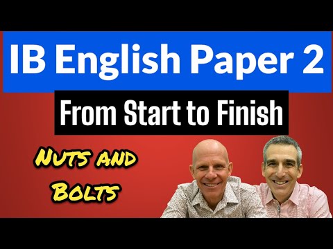 IB English A: Paper 2 Start to Finish Video #1