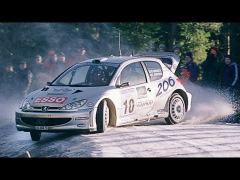 WRC Snow Rally Action with pure engine sounds (2001-2007)