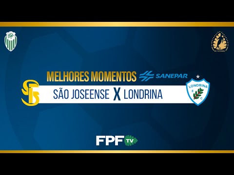São Joseense 1X1 Londrina | PARANAENSE 2026 | QUARTAS DE FINAL - IDA
