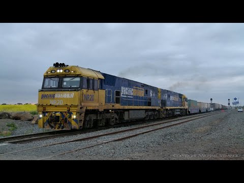 6PM6 Pacific National Container Train Receives Authority Order (18/10/2019) - PoathTV Railways
