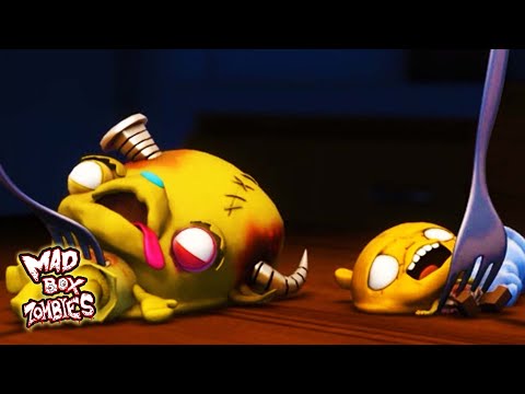 Dibujos zombies: Espaguetis - Mad Box Zombies  | EP 156