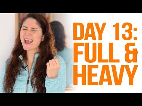 Expand Your Vocal Range: 28-Day Challenge - Day 13 (Full & Heavy)