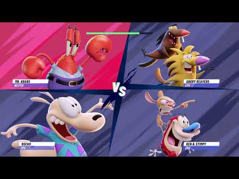 NASB 2 - Mr. Krabs vs Rocko vs R & S vs Angry Beavers