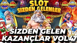 SLOT OYUNLARI 💰 SLOT SİZDEN GELENLER VOL 47 💰TARİHİ REKOR KAZANÇ MAX WİNLER 💥