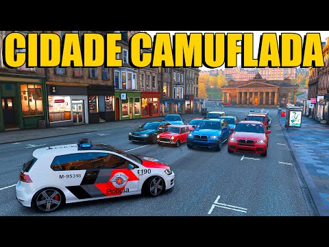 CIDADE CAMUFLADA ESSA FOI POR POUCO - FORZA HORIZON 4 - GAMEPLAY 4K 60FPS