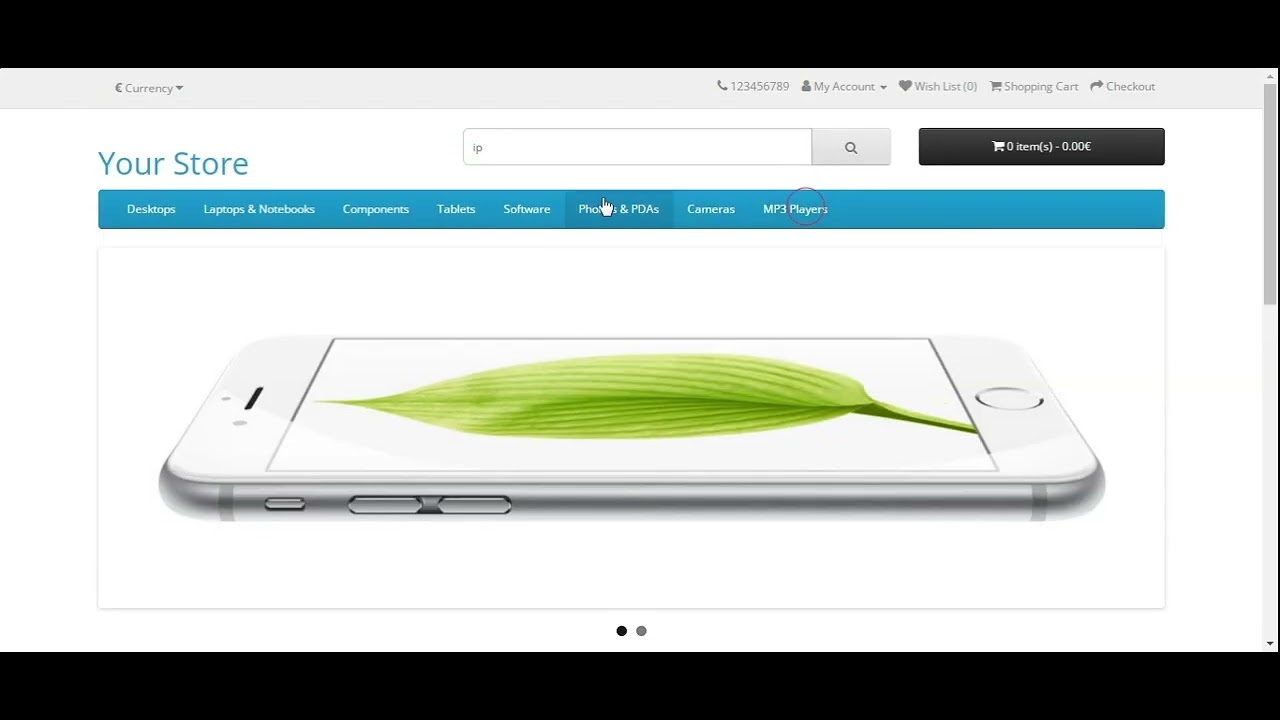 OpenCart Advanced Search Module